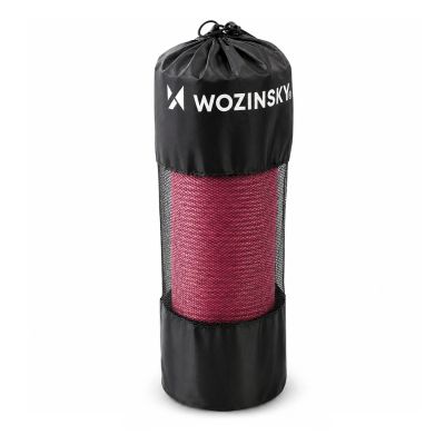 4. Wozinsky WNSP-15R Exercise Mat 183 x 61 x 1.5 cm Thick Gymnastic Mat for Yoga and Fitness - Pink