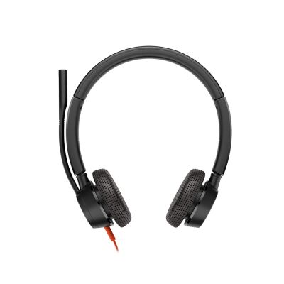 243. Poly Blackwire 3325 Stereo MS Teams Certified USB-C Headset +3.5mm Plug +USB-C/A Adapter 8X222AA