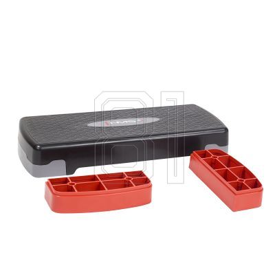 48. Step for aerobics HMS AS003 black / gray / red