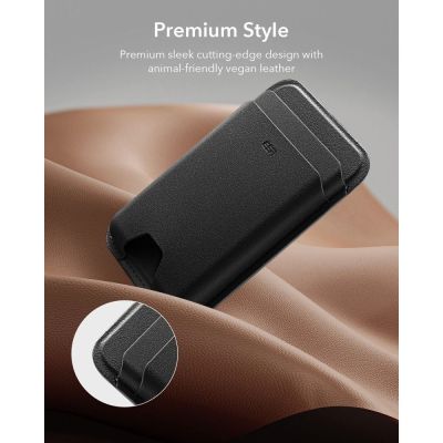 7. ESR Classic RFID Magnetic Wallet MagSafe for Phone - Black