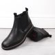 3. Rieker M RKR634 comfortable insulated leather ankle boots, black