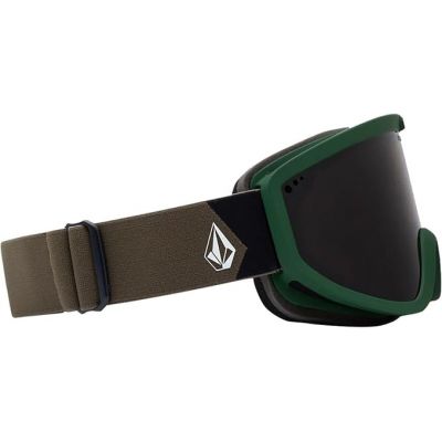 3. Volcom Footprints Women's/Men's Sports Snowboard Ski Goggles UV Protection Green (VG0622108)