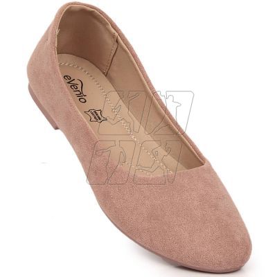 eVento W EVE205C suede ballerinas, dirty pink