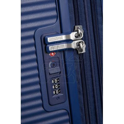 5. American Tourister Soundbox Large Suitcase - Midnight Navy