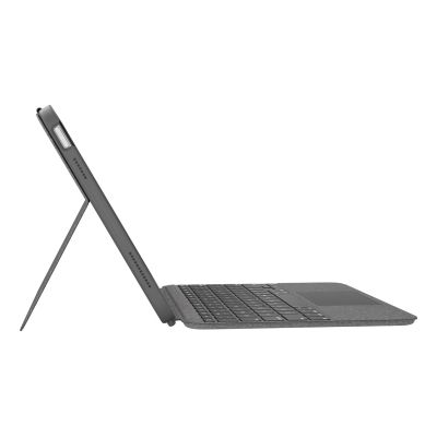 8. Logitech Combo Touch QWERTY British English Smart Connector Gray