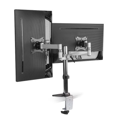 3. LogiLink BP0077 Monitor Holder/Stand for 68.6 cm (27") Monitors, Desk, Black, Stainless Steel