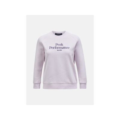 5. Peak Performance W Original Crew Purple Sweatshirt