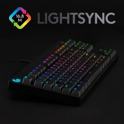 5. Logitech G915 LIGHTSPEED WRLS RGB MECH KB/GL CLICKY keyboard - CARBON US INTL