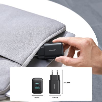 12. Joyroom JR-TCF13 network charger USB-C / USB-A 25W SFC / PPS / PD - black