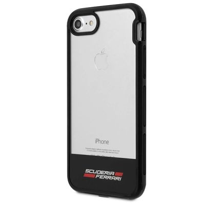 2. Ferrari Racing Shield Case for iPhone 7 / 8 / SE 2020 / SE 2022 - Semi-Transparent