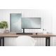 4. DIGITUS DOUBLE DESK MOUNT WITH CLAMP 2XLCD MAX. 32" MAX. LOAD 2X 8KG TILT AND SWIVEL BLACK DA-90400