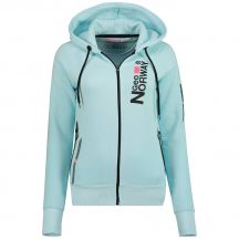 Women's Hooded Sweatshirt Geographical Norway Fabuleuse EO Lady 100 BLEU CIEL (WU5303F/GNO-SKY BLUE)