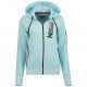 Women's Hooded Sweatshirt Geographical Norway Fabuleuse EO Lady 100 BLEU CIEL (WU5303F/GNO-SKY BLUE)