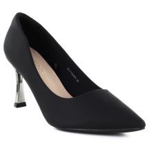 Black pumps with decorative heels Potocki NI41306