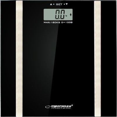 6. Esperanza SAMBA EBS018K bathroom scale (black)