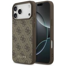 Guess 4G Classic Case for iPhone 17 Pro Max - Brown