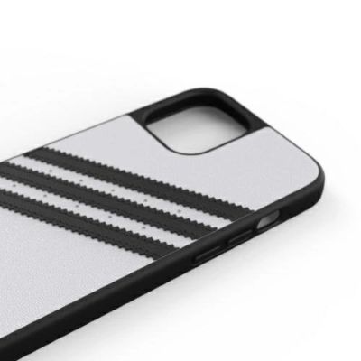 5. Adidas OR Moulded Case PU for iPhone 12 Pro Max - White/Black