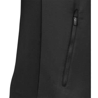 SELECT Monaco black v24 zip-up football training sweatshirt with hood