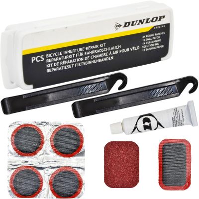 5. TUBE REPAIR KIT PATCHES AND GLUE 9 PIECES BOX DUNLOP