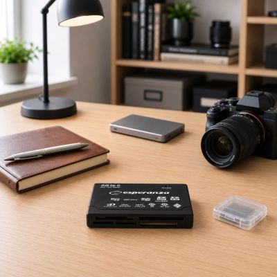 5. Esperanza EA119 Card Reader (External; CF, MMC, SD, SDHC, SDXC)