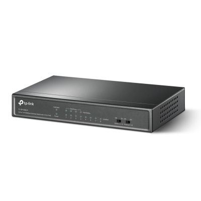 2. TP-LINK TL-SF1008LP Switch Desktop switch, 8 ports 10/100 Mb/s, 4 ports PoE, 8 RJ45 ports 10/100 Mb/s, 4 ports PoE, data transfer and powering devices using the same cables, Plug and play installation, no configuration required