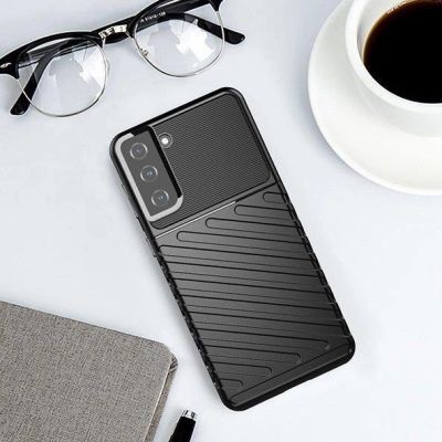 9. Thunder Case flexible armored cover for Samsung Galaxy S22 + (S22 Plus) blue