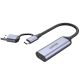 5. UNITEK USB-C/A Streaming Card, 4K HDMI 1.4B