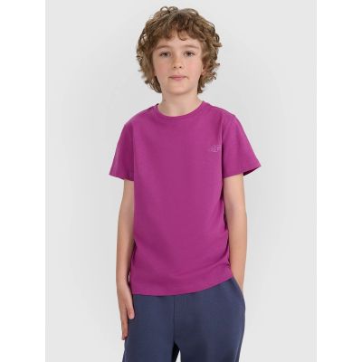 12. Regular plain T-shirt (SET OF 2) for children 4F 4FJRAW25TTSHU3157-92S