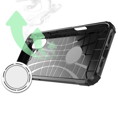 6. Hybrid Armor case for iPhone 16e / 17e - black