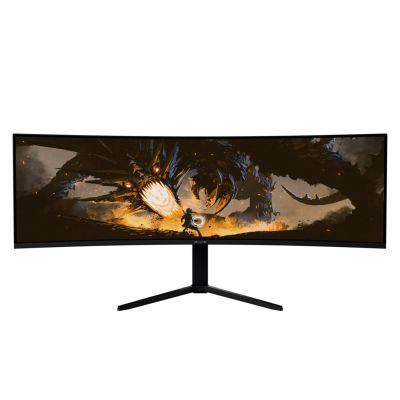 12. Arozzi Nova 49” Curved Computer Monitor 124.5 cm (49") 5120 x 1440 px Dual QHD LED Black