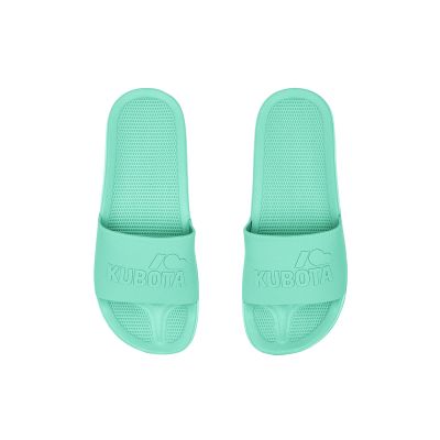 14. Kubota basic plain pool flip-flops mint K25SS-101-004-27-1