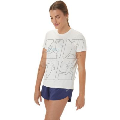 2. Asics Nagino Graphic Run SS Top W 2012C752-100 T-shirt