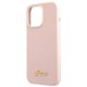 6. Guess GUHCP13XLSLMGLP iPhone 13 Pro Max 6.7" light pink/light pink hardcase Silicone Script Gold Logo