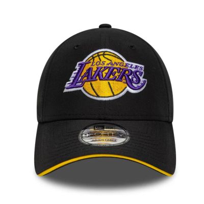 2. New Era 9FORTY NBA LA Los Angeles Lakers Microfibre Black Cap - 60771855
