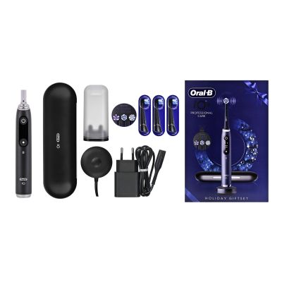 8. Oral-B iO9 Black Electric Toothbrush + 2 Heads