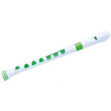 NUVO Recorder + White and Green - Soprano Recorder