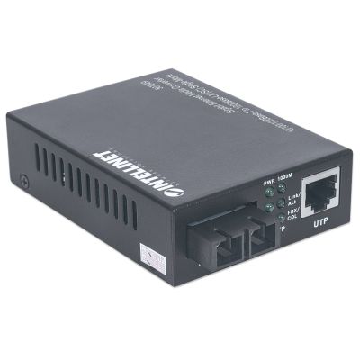 2. INTELLINET Single-Mode Gigabit Ethernet Media Converter 507349