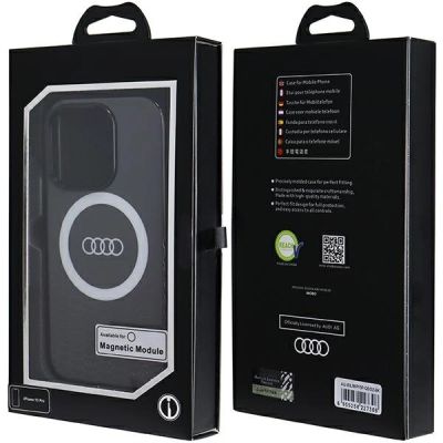 7. Audi IML Big Logo MagSafe case for iPhone 15 Pro - black