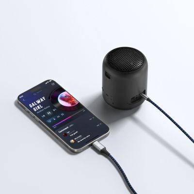 6. Wozinsky WAK-CJ USB-C to 3.5mm mini jack DAC adapter cable 1m - gray