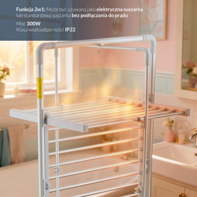 13. Adler AD 7829 Foldable Electric Clothes Dryer