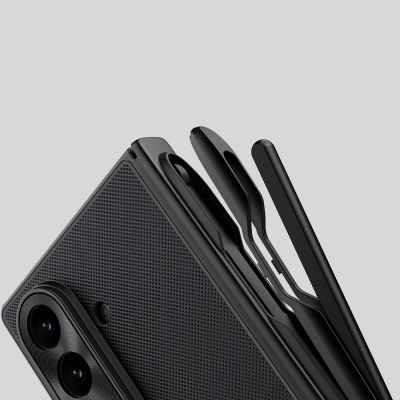9. Nillkin Super Frosted Shield Fold Magnetic Case for Samsung Galaxy Z Fold 7 Compatible with MagSafe - Black