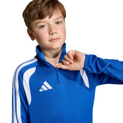 11. adidas Tiro 26 League Training Top Blue and White JY7162 Kids' Sweatshirt