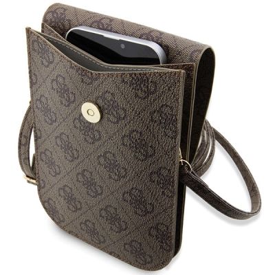 4. Guess 4G Stripe handbag - brown