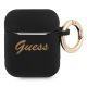 Guess GUA2SSSK AirPods cover black/black Silicone Vintage Script