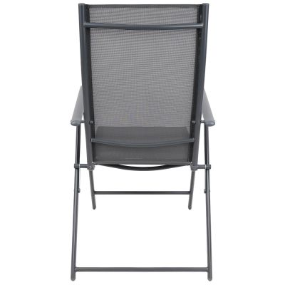 6. GARDEN CHAIR 57x68x106CM 2xTEXTLINE 7-POSITION SET 2 PCS
