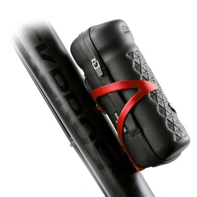 6. Rockbros 2017-11ARD Aluminum Bike Bottle Holder - Red