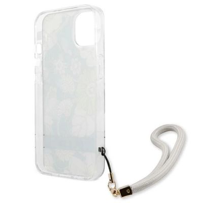 7. Guess GUHCP13SHFLSN iPhone 13 mini 5.4" green/green hardcase Flower Strap