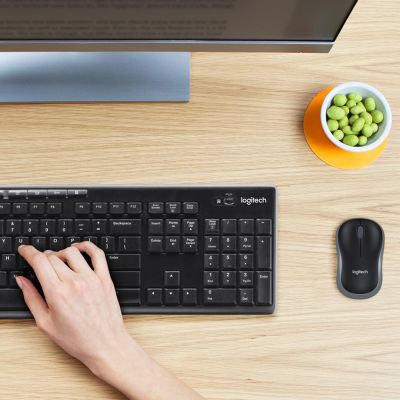 12. Logitech MK270 Membrane Keyboard 920-004508 (USB (2.4 GHz Radio); black)