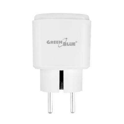 13. GREENBLUE REMOTE CONTROLLED WIFI SOCKET, ANDROID/IOS/ALEXA/GOOGLE HOME, TIMER, WATTMETER, MAX 16A/3840W GB735 W