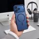 5. Tech-Protect Magmat Magsafe CC Case for iPhone 18 Pro Max / 17 Pro Max - Matte Navy Blue